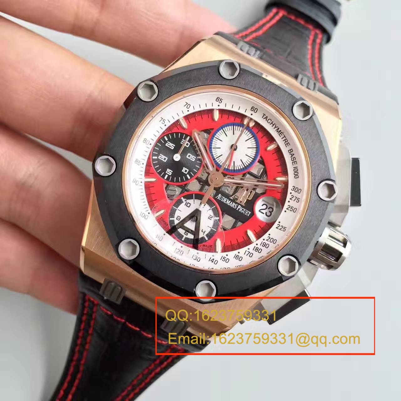 【JF Factory  top  Replica Copy 】Audemars Piguet 千禧系列26284RO.OO.D002CR.01 BR2机械 wrist watches  / AP006