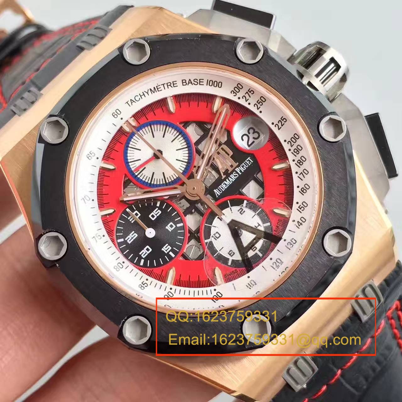【JF Factory  top  Replica Copy 】Audemars Piguet 千禧系列26284RO.OO.D002CR.01 BR2机械 wrist watches  / AP006