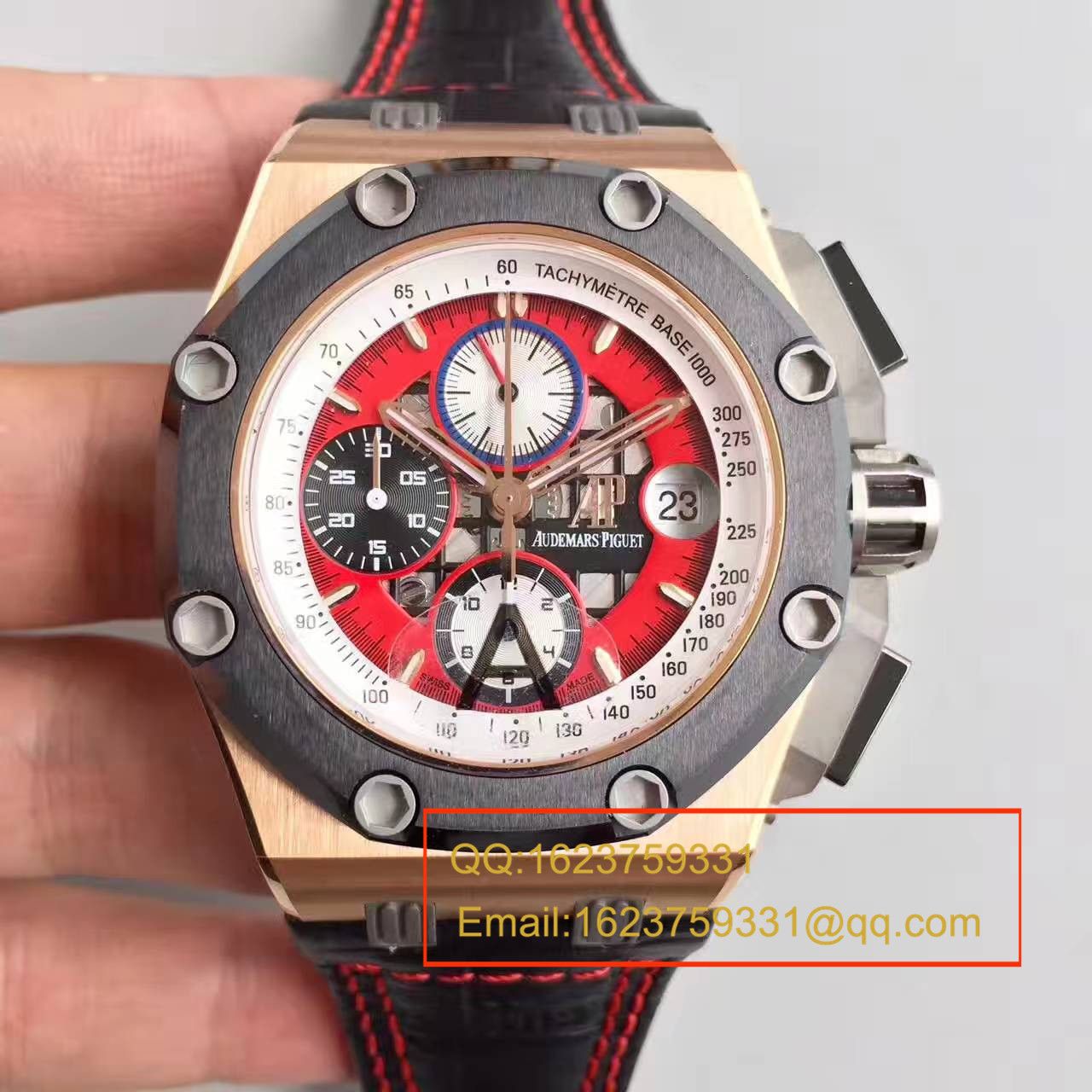 【JF Factory  top  Replica Copy 】Audemars Piguet 千禧系列26284RO.OO.D002CR.01 BR2机械 wrist watches  / AP006