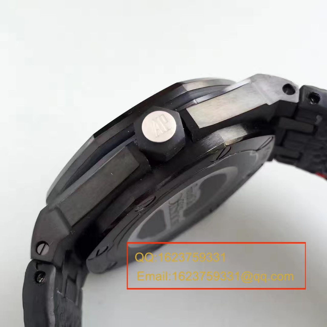 【JF Factory  Perfect  Copy  Watches 】APAudemars Piguet 皇家橡树15703系列黑壳男表 / AP091