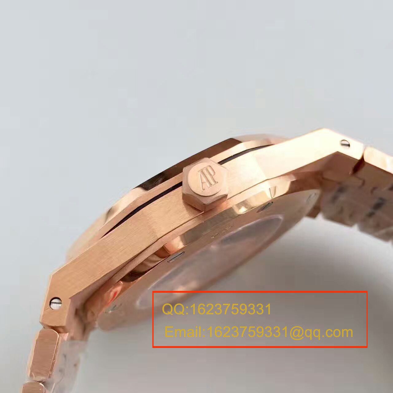 【JF Factory  Replica  Copy  Watches 】Audemars Piguet 皇家橡树系列15450OR.OO.1256OR.01 wrist watches  / AP018