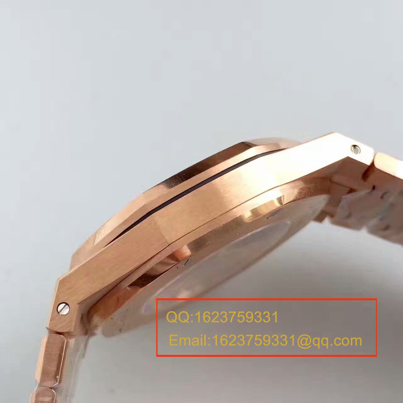 【JF Factory  Replica  Copy  Watches 】Audemars Piguet 皇家橡树系列15450OR.OO.1256OR.01 wrist watches  / AP018