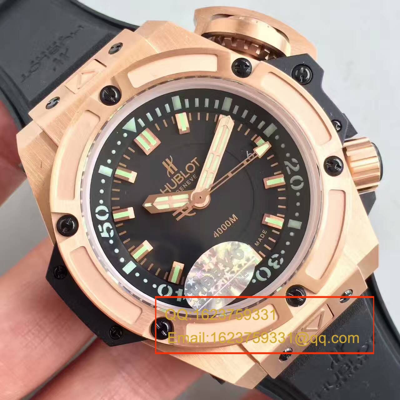 【HBBV6 Factory 1:1 top  Replica Watches 】 hublot 王者至尊系列4000M潜水王超级大怪兽731.OX.1170.RX wrist watches  / YP001