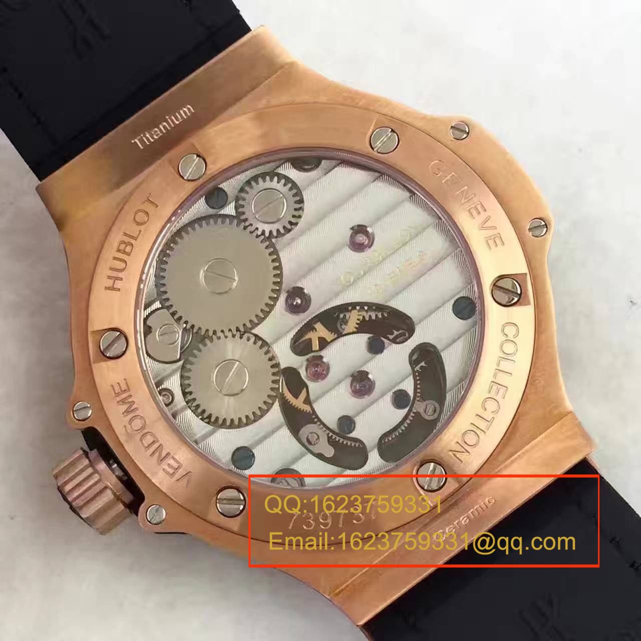 【BM Factory  High quality  Copy  Watches 】HUBLOT 《恒宝》 big bang 系列305.PX.0009.GR《手动 Tourbillon 》男士 Watches  / YB007
