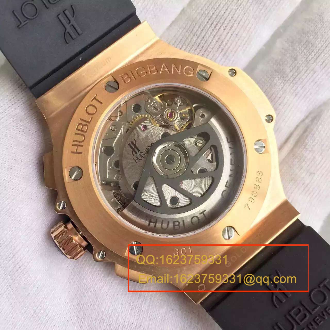 【JF Factory 1:1 Copy  Watches 】HUBLOT 《恒宝》 big bang 系列341.PX.9010.RX.1704机械 Watches  / YB004