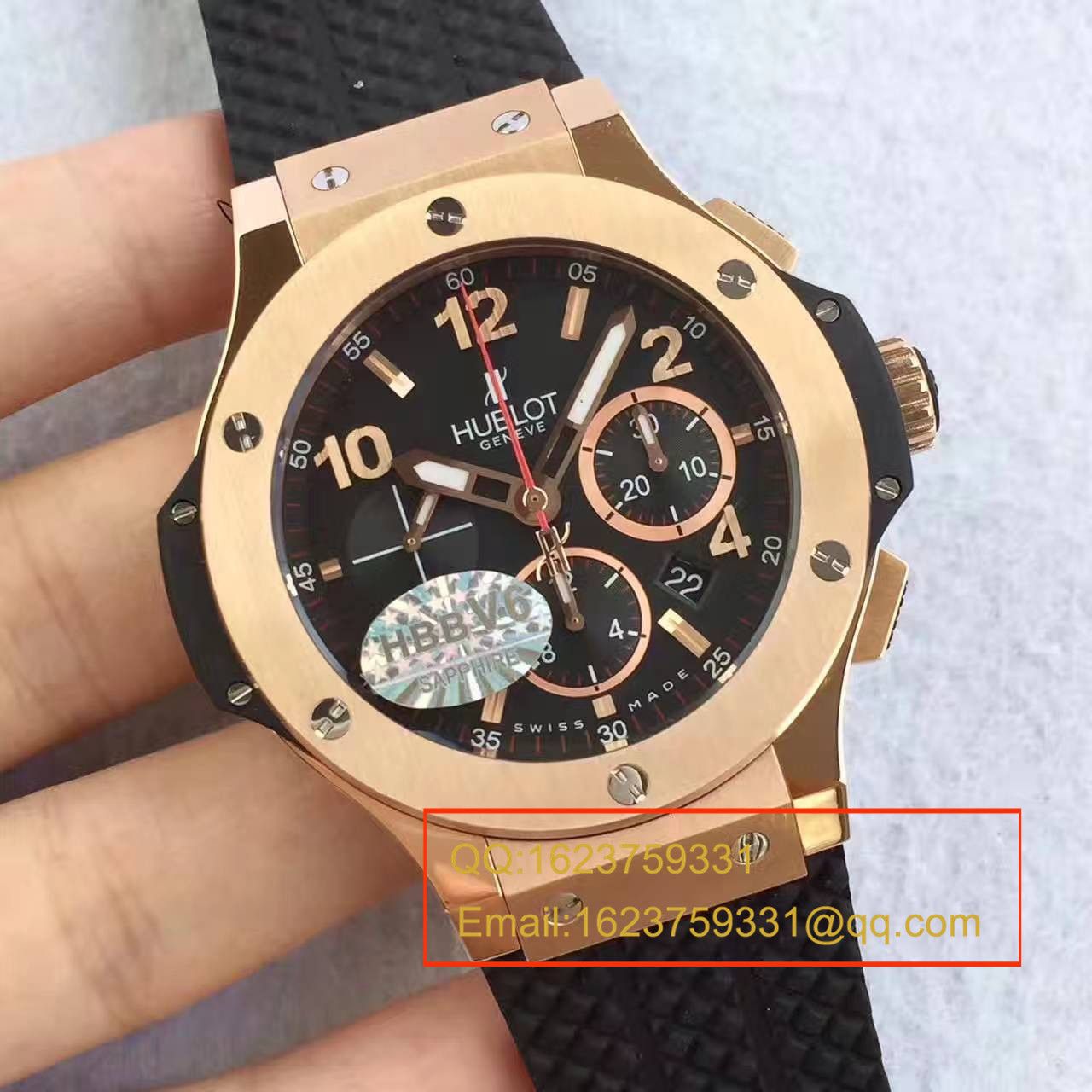 【V6 Factory  Perfect  Copy  Watches 】  Hublot  big bang 系列301.PX.130.RX wrist watches  / YB030