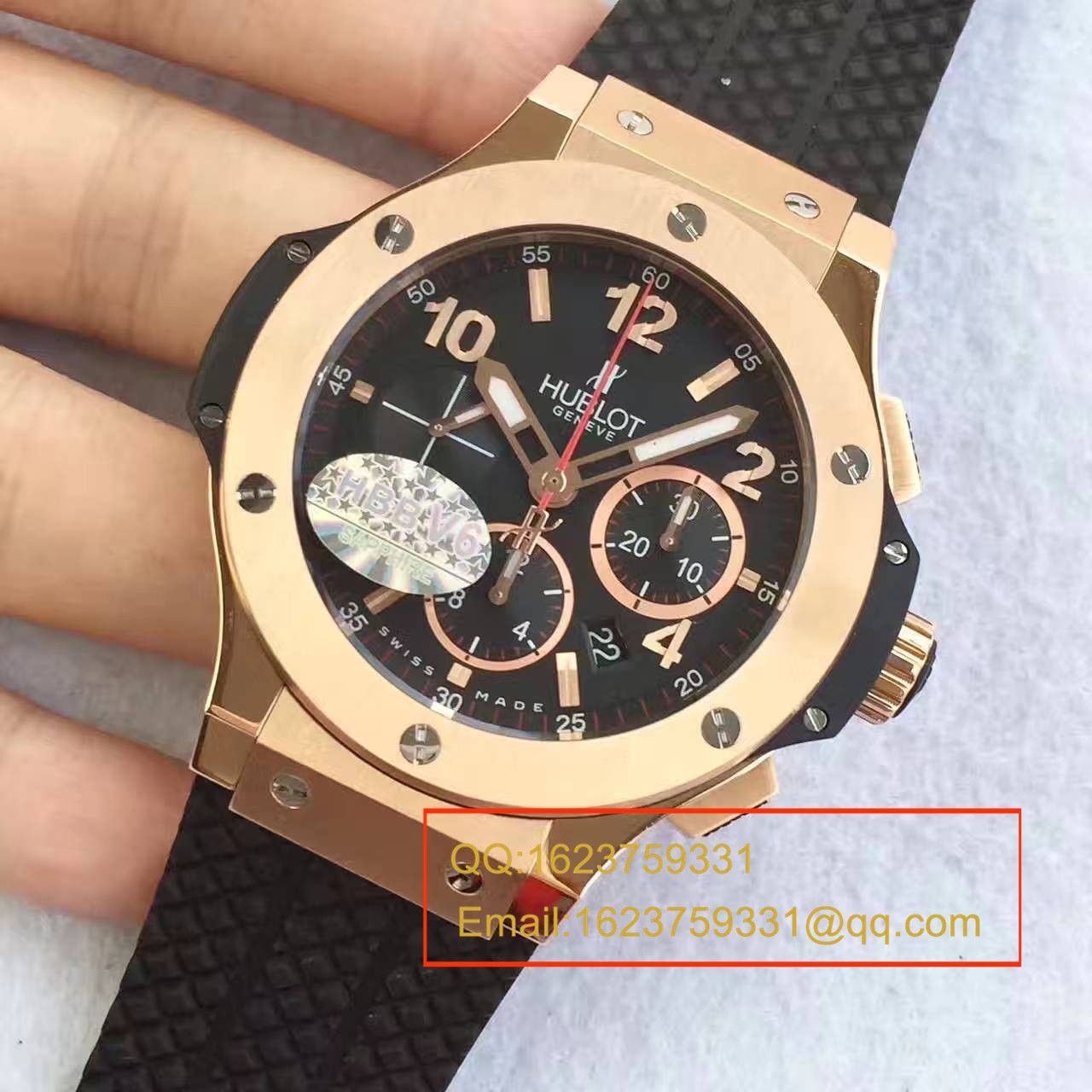 【V6 Factory  Perfect  Copy  Watches 】  Hublot  big bang 系列301.PX.130.RX wrist watches  / YB030