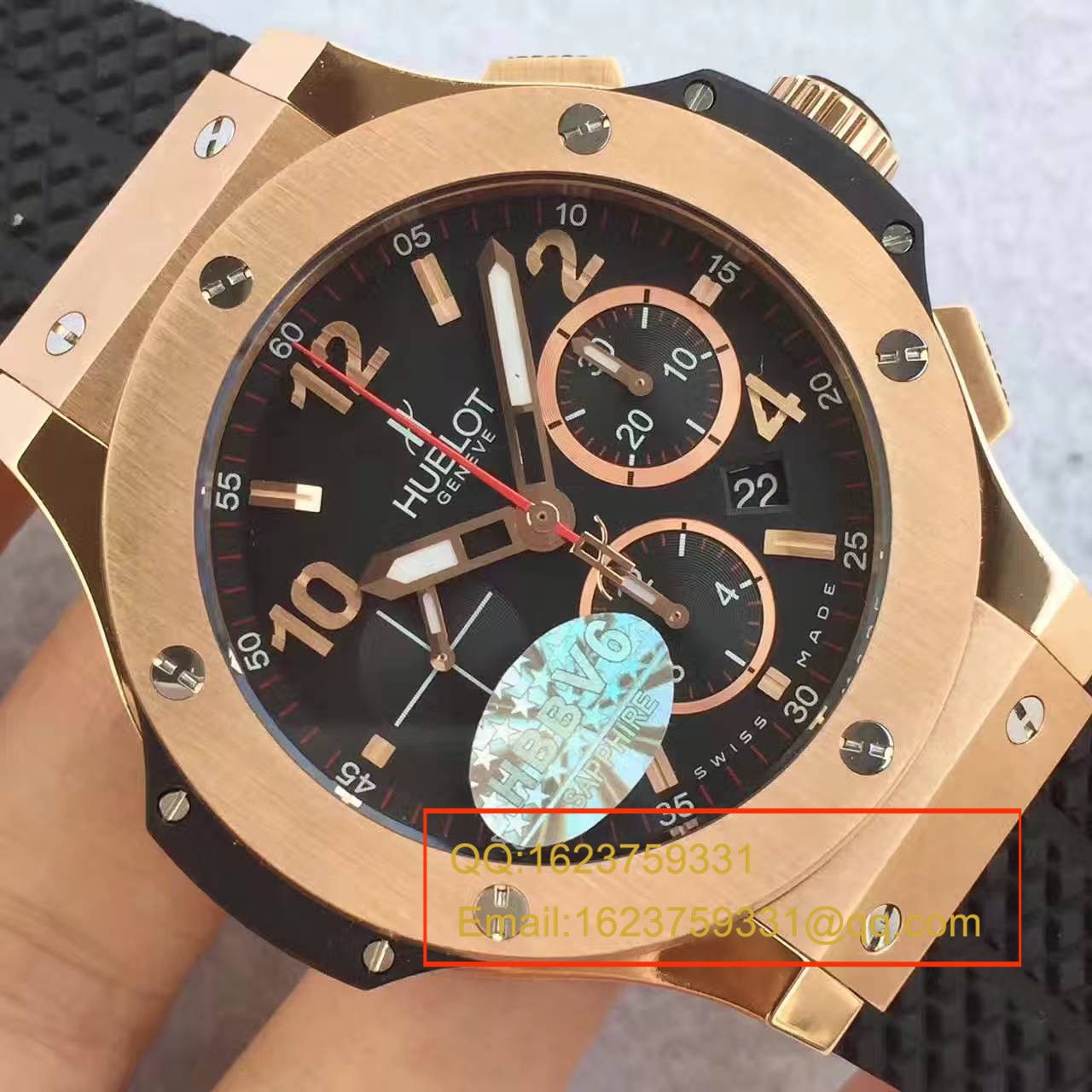 【V6 Factory  Perfect  Copy  Watches 】  Hublot  big bang 系列301.PX.130.RX wrist watches  / YB030