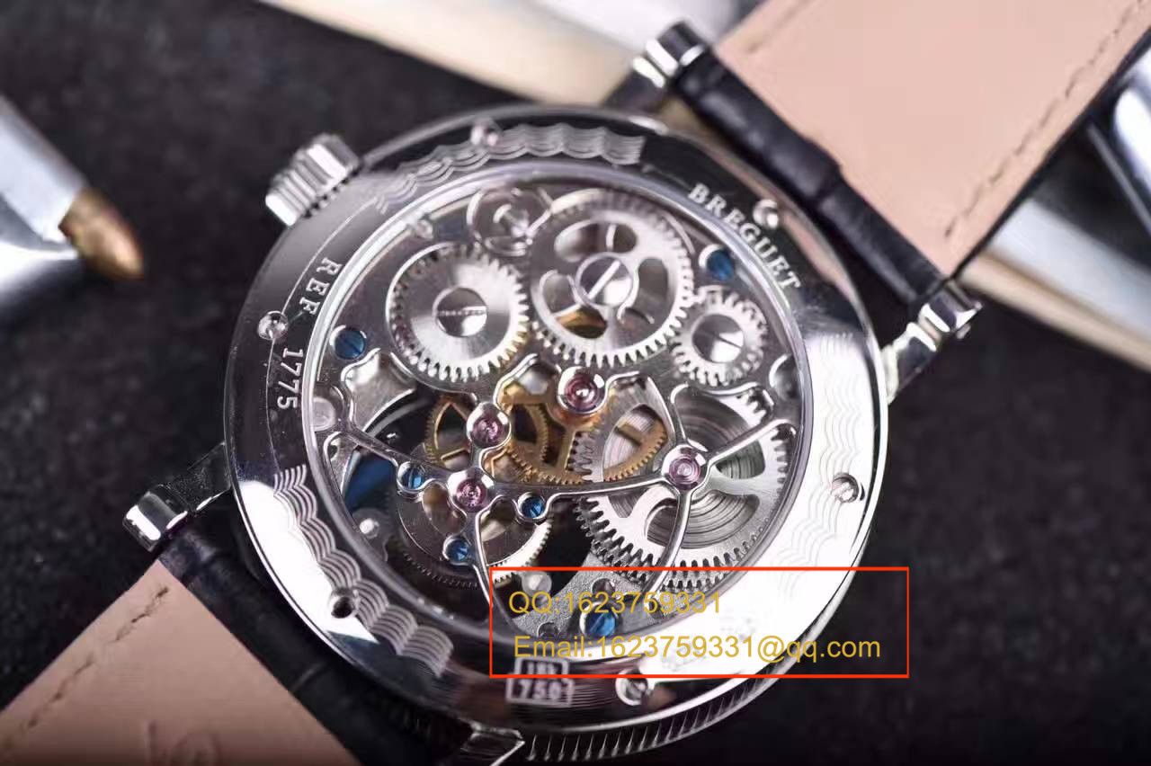 【TF Factory  Perfect 精 Replica Watches 】 Breguet 经典复杂系列3795PT/1E/9WU全镂空 Tourbillon  wrist watches  / BZ005