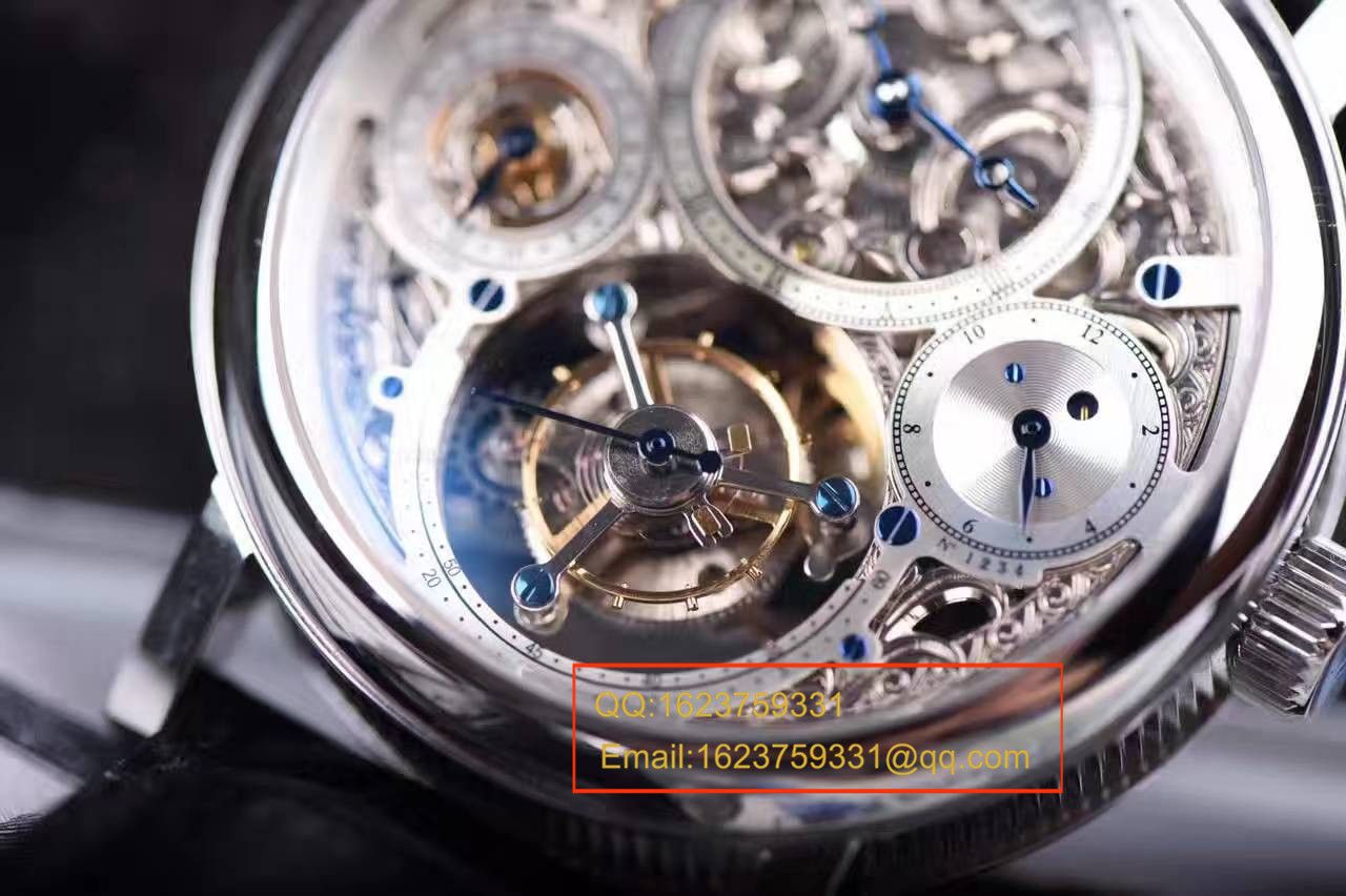 【TF Factory  Perfect 精 Replica Watches 】 Breguet 经典复杂系列3795PT/1E/9WU全镂空 Tourbillon  wrist watches  / BZ005