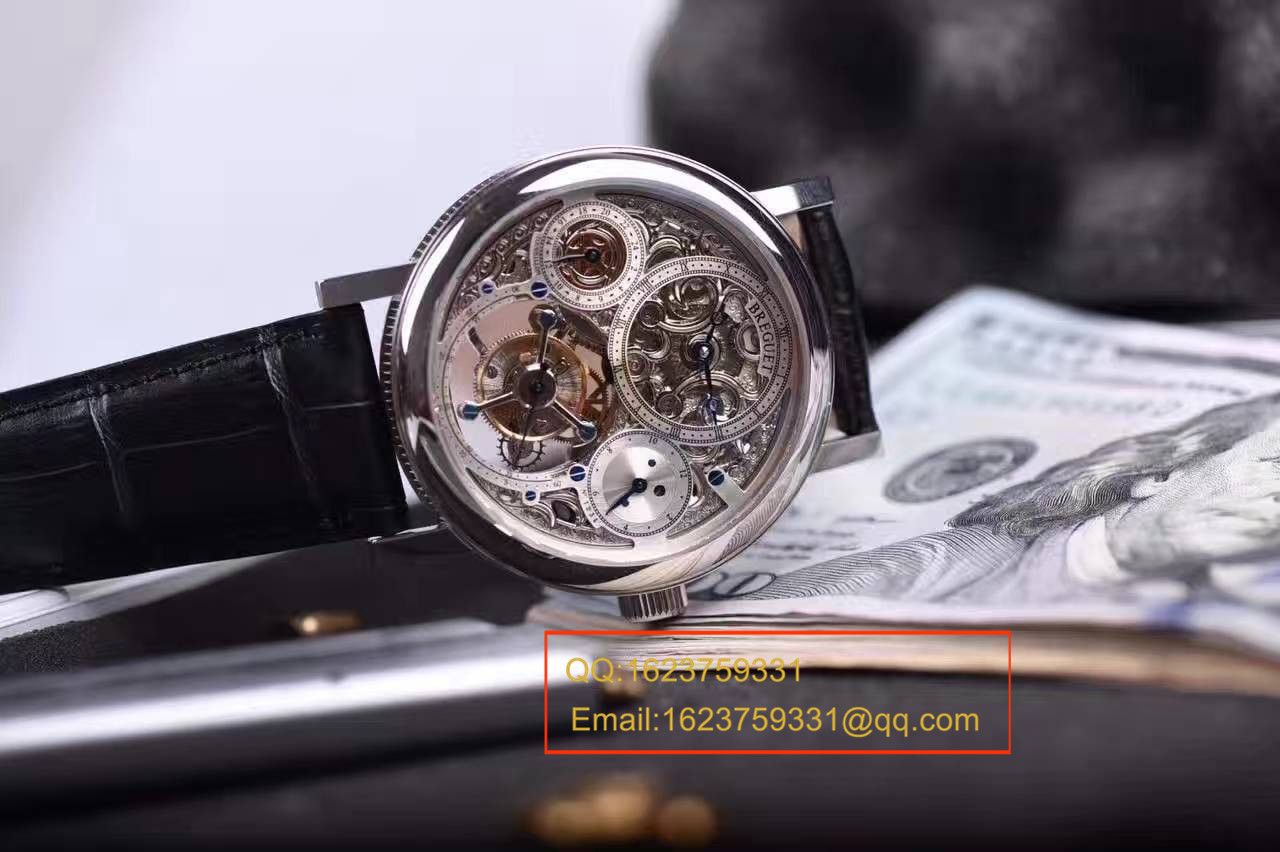 【TF Factory  Perfect 精 Replica Watches 】 Breguet 经典复杂系列3795PT/1E/9WU全镂空 Tourbillon  wrist watches  / BZ005