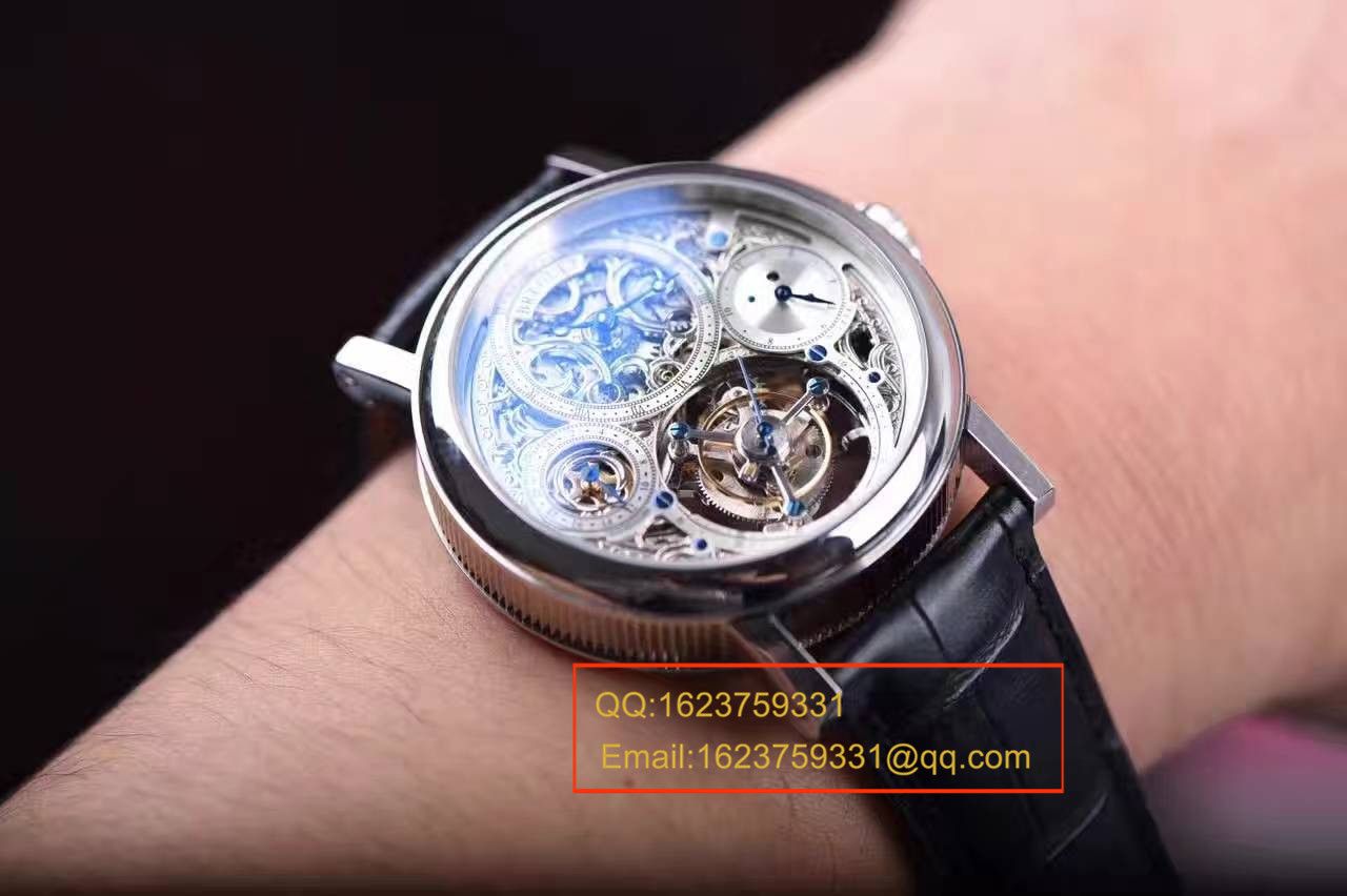 【TF Factory  Perfect 精 Replica Watches 】 Breguet 经典复杂系列3795PT/1E/9WU全镂空 Tourbillon  wrist watches  / BZ005
