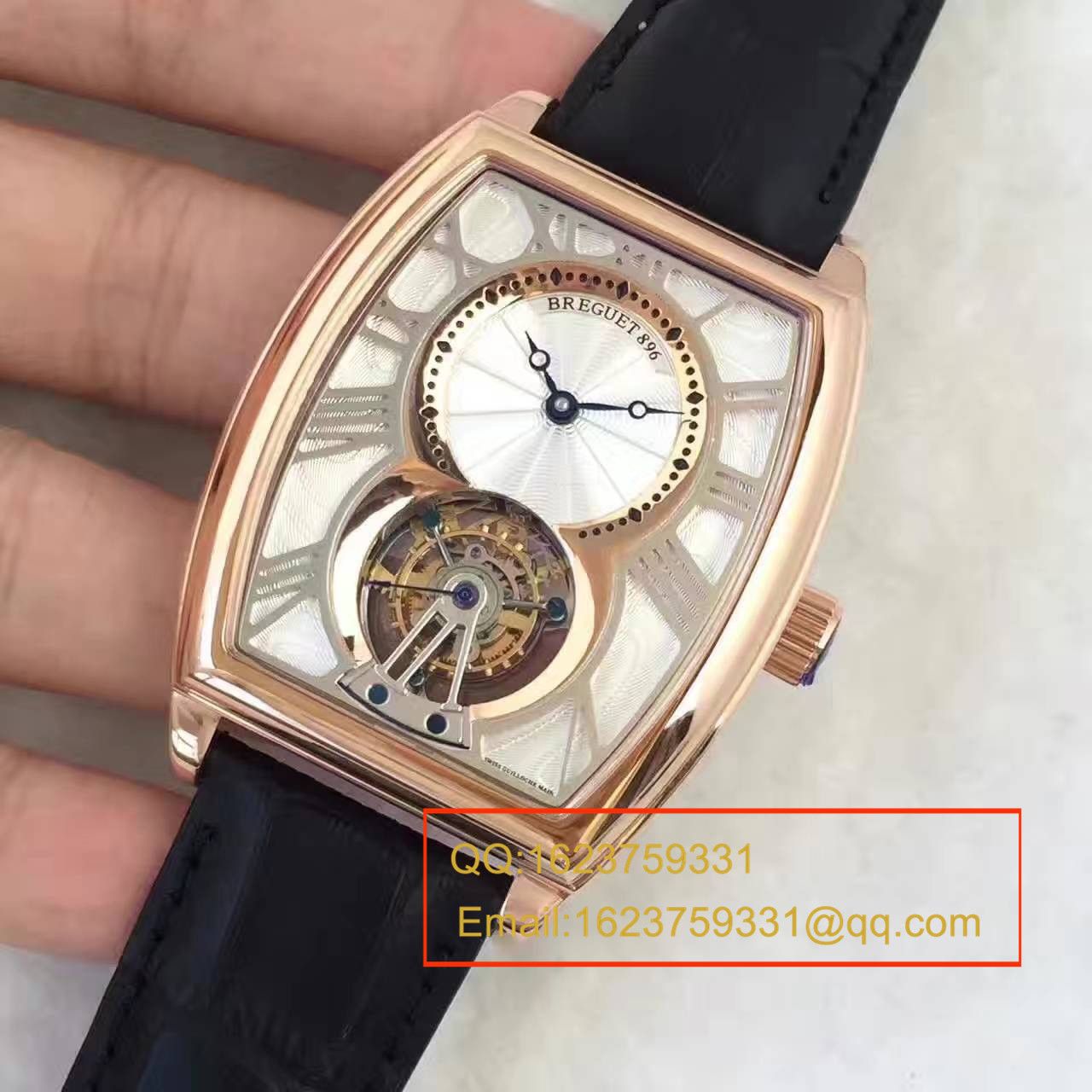 【BM Factory 1:1 top 精 Replica Watches 】 Breguet 传承系列5497BR/12/9V6 wrist watches 真 Tourbillon 机械 Watches 《玫瑰金款》 / BJ021