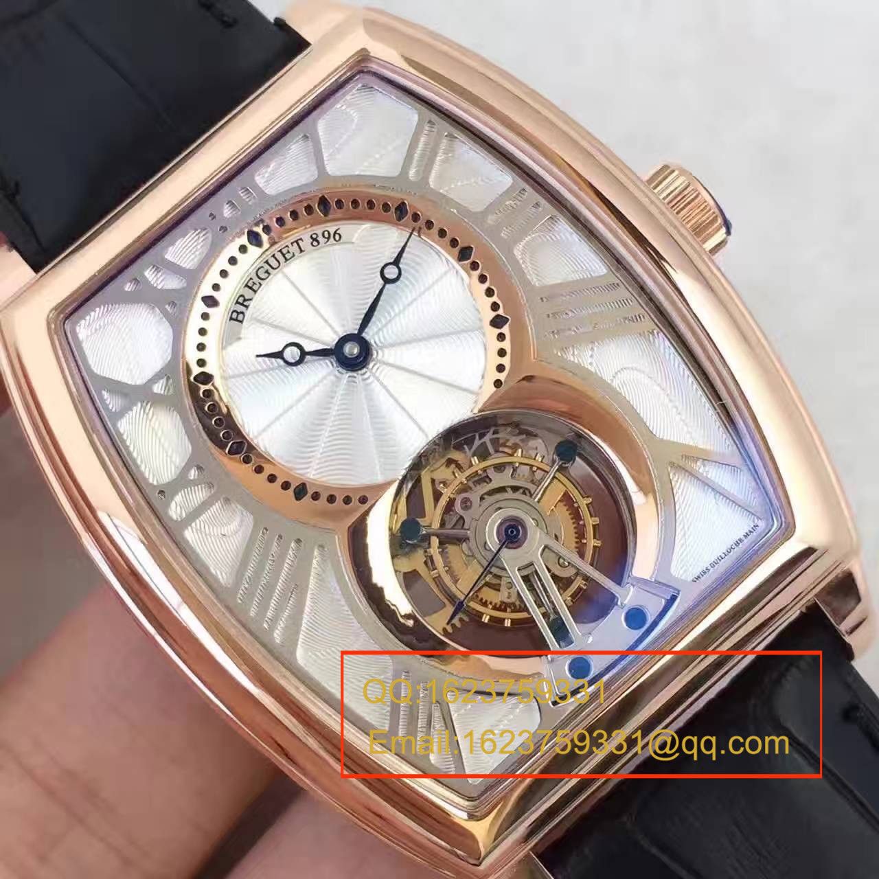 【BM Factory 1:1 top 精 Replica Watches 】 Breguet 传承系列5497BR/12/9V6 wrist watches 真 Tourbillon 机械 Watches 《玫瑰金款》 / BJ021