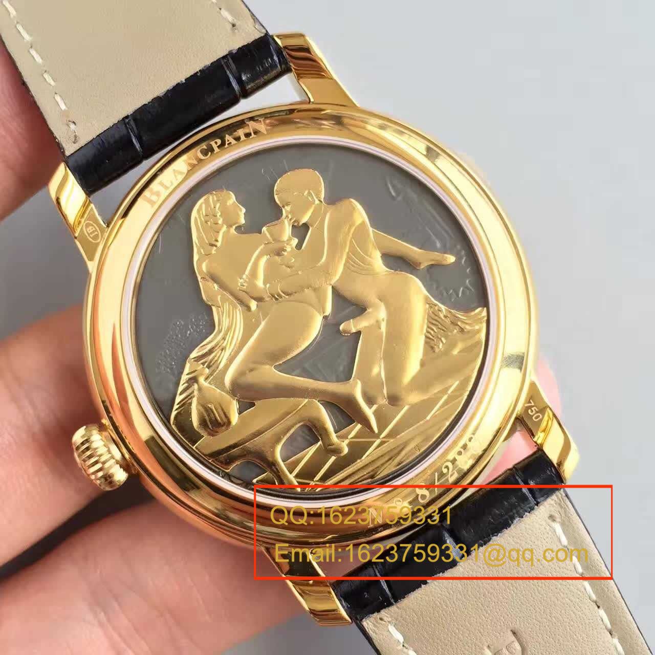 【LH Factory  High quality 1:1 Copy 高 Watches 】Blancpain 巨匠系列布拉苏斯系列 春宫 Tourbillon 00232-3631-55B wrist watches  / BP016
