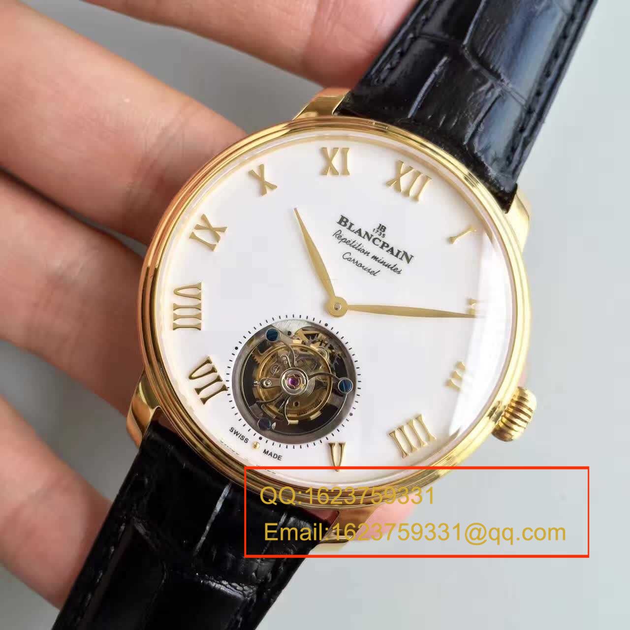 【LH Factory  High quality 1:1 Copy 高 Watches 】Blancpain 巨匠系列布拉苏斯系列 春宫 Tourbillon 00232-3631-55B wrist watches  / BP016