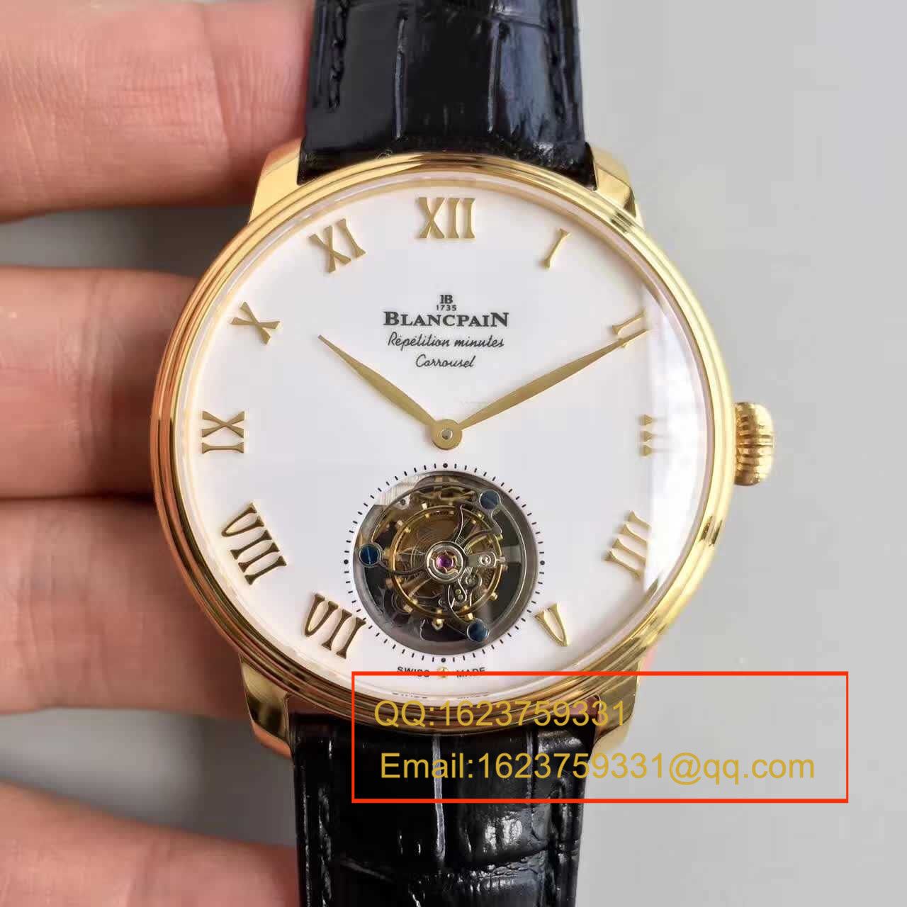 【LH Factory  High quality 1:1 Copy 高 Watches 】Blancpain 巨匠系列布拉苏斯系列 春宫 Tourbillon 00232-3631-55B wrist watches  / BP016