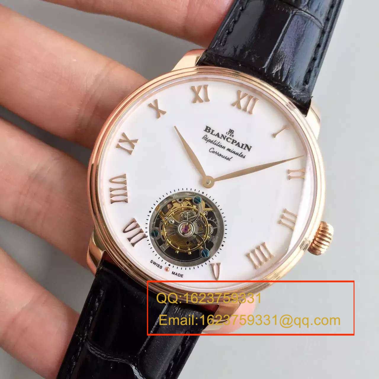 【LH Factory  High quality 1:1 Copy 高 Watches 】Blancpain 巨匠系列布拉苏斯系列 春宫 Tourbillon 00232-3631-55B wrist watches  / BP016