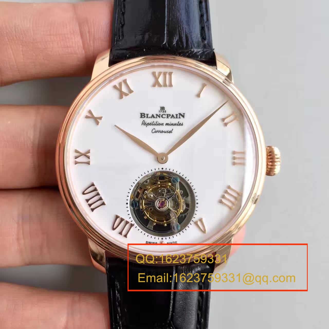 【LH Factory  High quality 1:1 Copy 高 Watches 】Blancpain 巨匠系列布拉苏斯系列 春宫 Tourbillon 00232-3631-55B wrist watches  / BP016