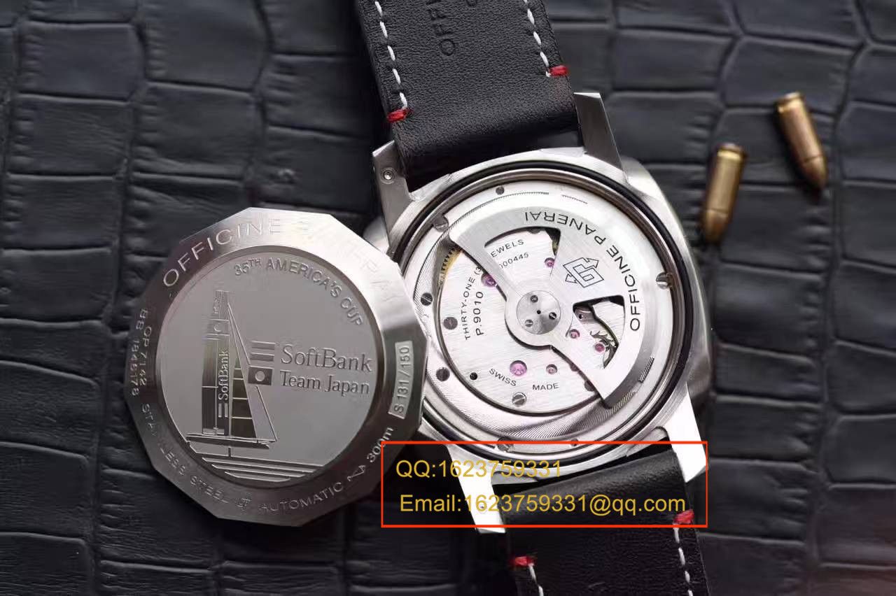 Panerai 美洲杯帆船赛Softbank team Japan特别版，限量款中的限量款-SF Factory PAM00732隆重发布 / PAMB00732