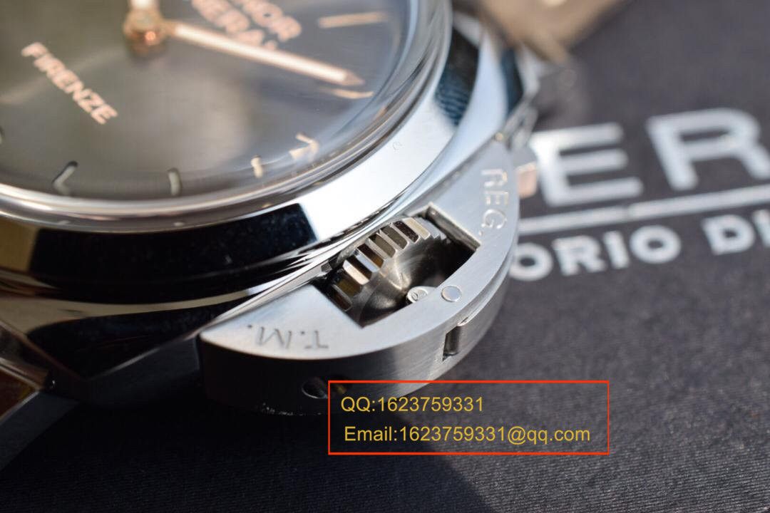 【实拍图鉴赏】SF Factory  High quality  Knockoff  Watches 之Panerai 灰面PAM00605男表 / PAMAH00605