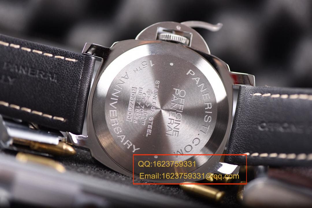 【 Video analysis KW1:1 Copy  Watches 】Panerai Luminor Base Logo Acciaio15周年限量版PAM00634 / PAMAE00634