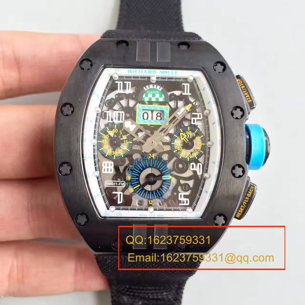 【RM Perfect  High quality  Copy  Watches 】RICHARD MILLE 男士系列高RM 011 FLYBACK CHRONOGRAPH wrist watches  / RM 011 FLYBACK