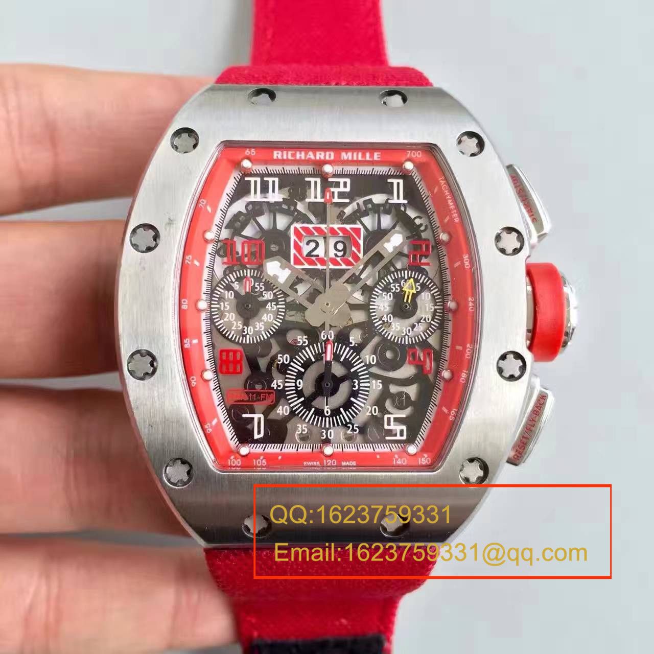 【RM Perfect  High quality  Copy  Watches 】RICHARD MILLE 男士系列高RM 011 FLYBACK CHRONOGRAPH wrist watches  / RM 011 FLYBACK