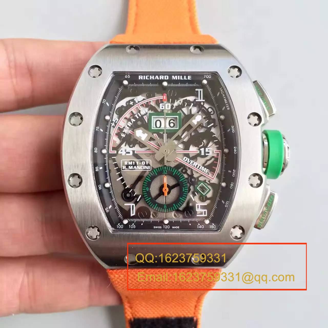 【RM Perfect  High quality  Copy  Watches 】RICHARD MILLE 男士系列高RM 011 FLYBACK CHRONOGRAPH wrist watches  / RM 011 FLYBACK