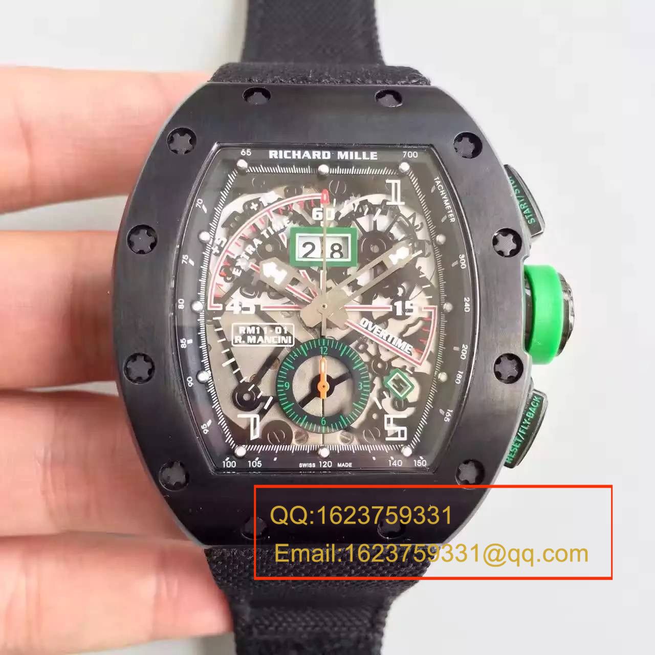 【RM Perfect  High quality  Copy  Watches 】RICHARD MILLE 男士系列高RM 011 FLYBACK CHRONOGRAPH wrist watches  / RM 011 FLYBACK