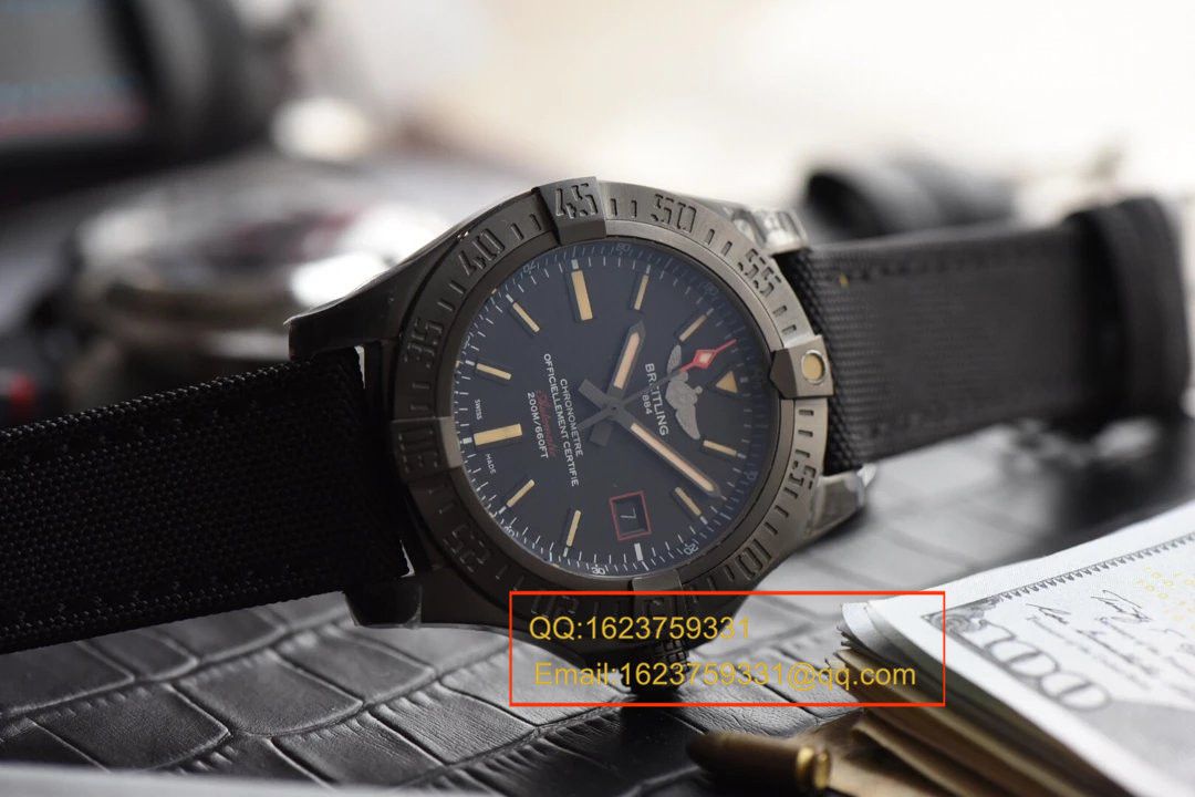 【独家 Video analysis GF Perfect  High quality  Replica Watches 】 Breitling 复仇者黑鸟侦察机44毫米V1731110/BD74/109W/M20BASA.1 Breitling 黑鸟 wrist watches  / BLBB066