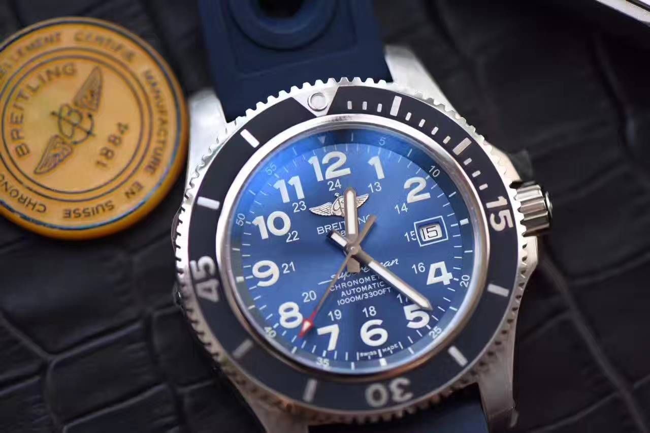 【视频解析N Factory 1:1 High quality  Replica Watches 】 Breitling 超级海洋二代系列A17392D8/C910/228S/A20SS.1 wrist watches  / BL055A