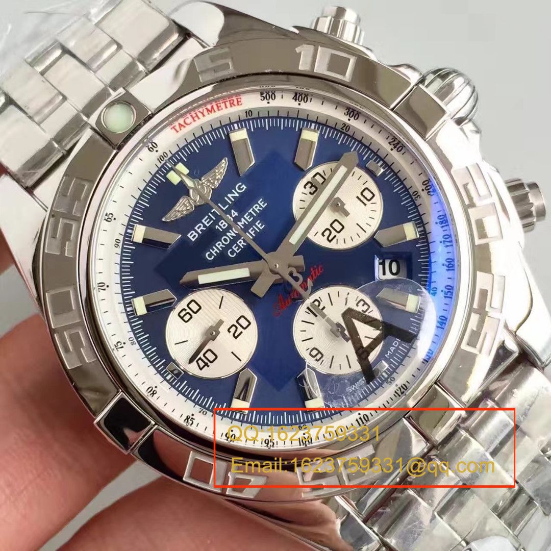 【JF Factory  Perfect  Knockoff  Watches 】 Breitling 机械计时系列AB011011/C788(Pilot飞行员精钢表链) wrist watches  / BLBB002.1