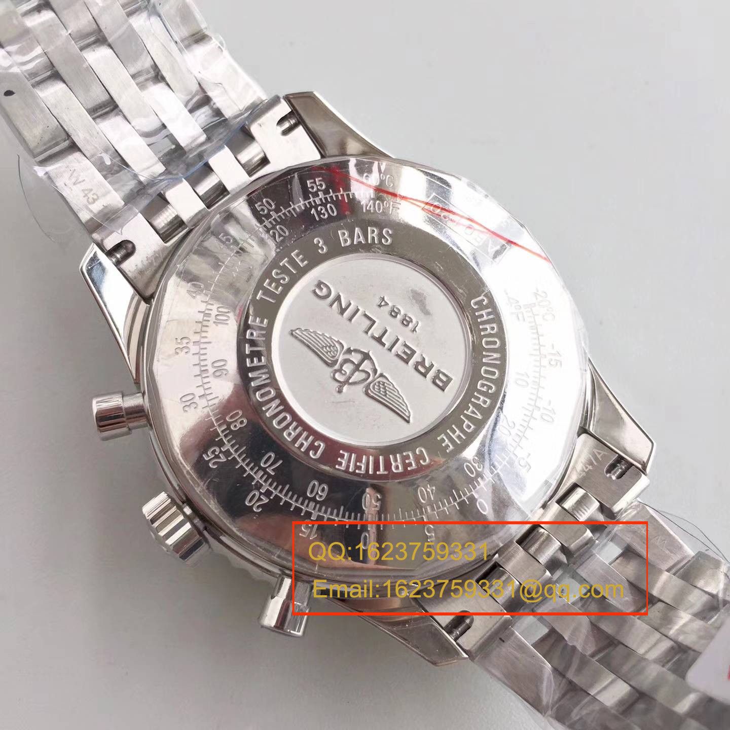 【JF Factory  Perfect  Replica Copy  Watches 】 Breitling 航空计时系列“太阳的后裔”-蓝色表盘-Navitimer航空精钢表链 wrist watches  / BL017