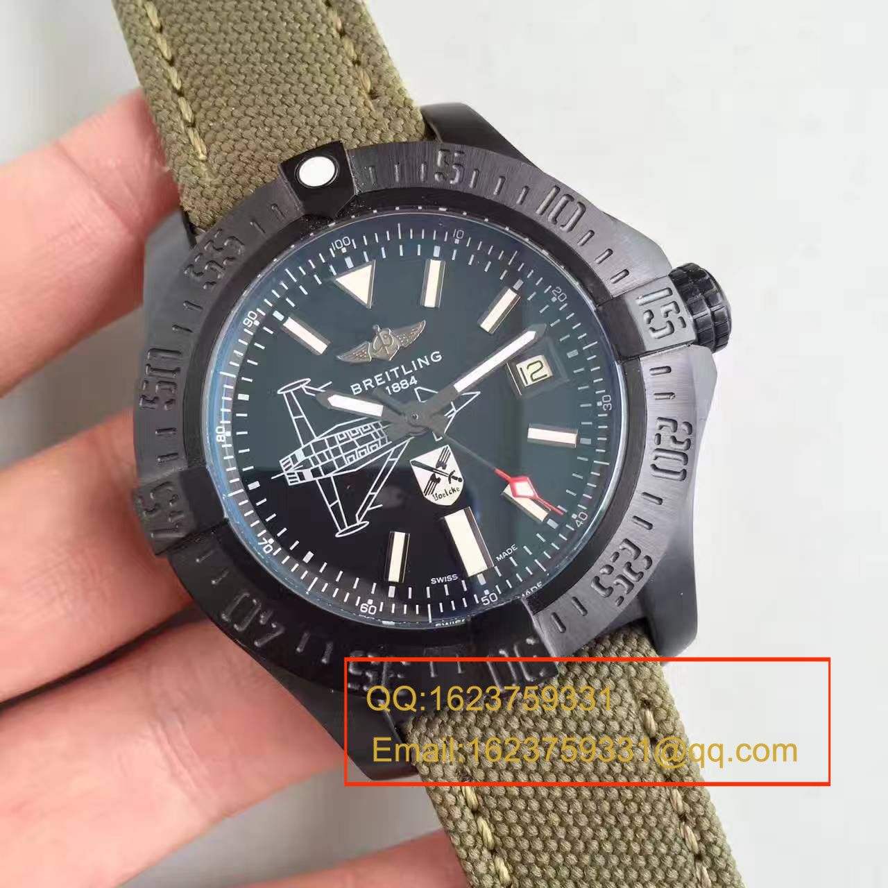 【BL Perfect  High quality  Replica Watches 】 Breitling 复仇者二代海狼限量版纪念德国战斗机版《斯瓦尔德·伯尔克Oswald Boelcke 》 / BL067