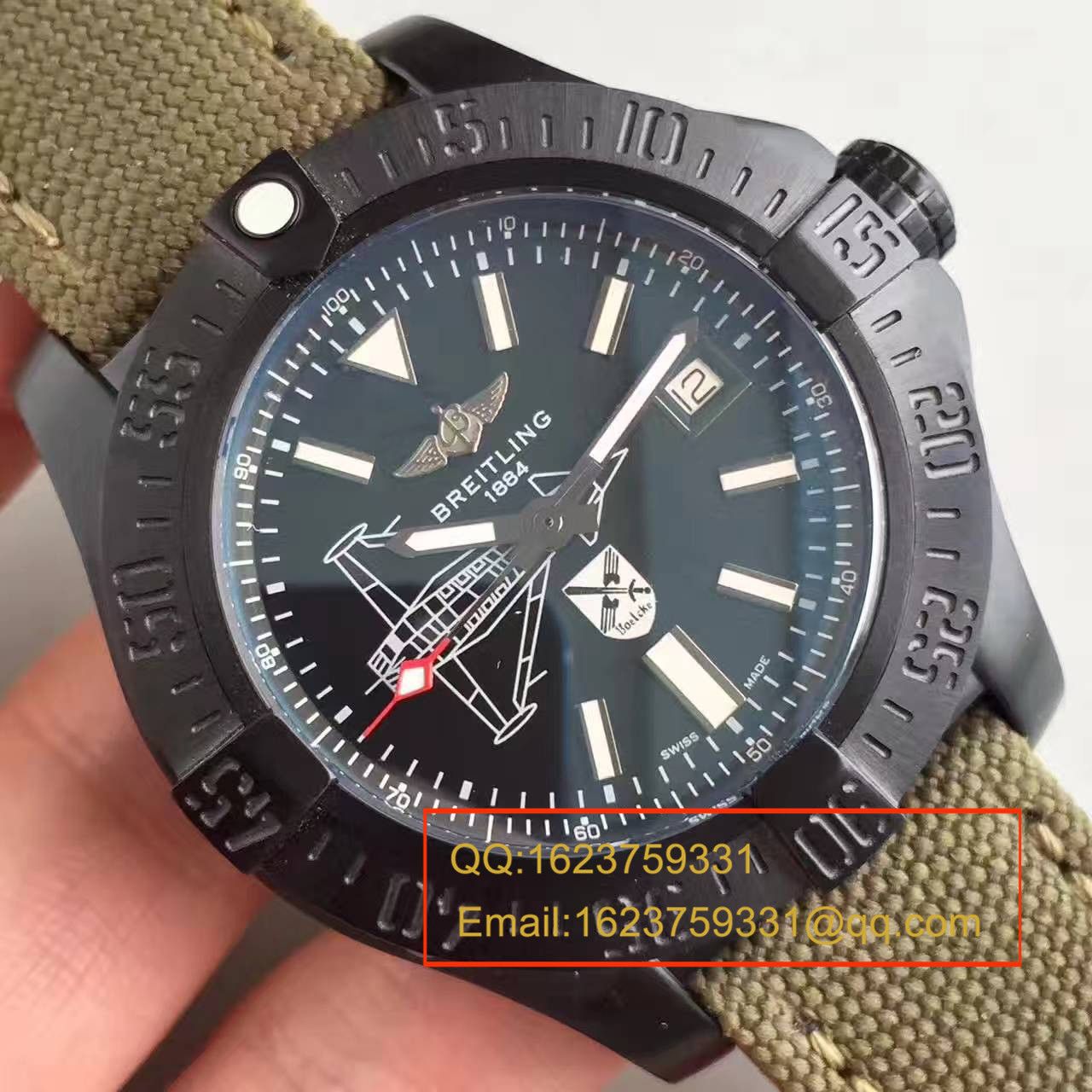 【BL Perfect  High quality  Replica Watches 】 Breitling 复仇者二代海狼限量版纪念德国战斗机版《斯瓦尔德·伯尔克Oswald Boelcke 》 / BL067