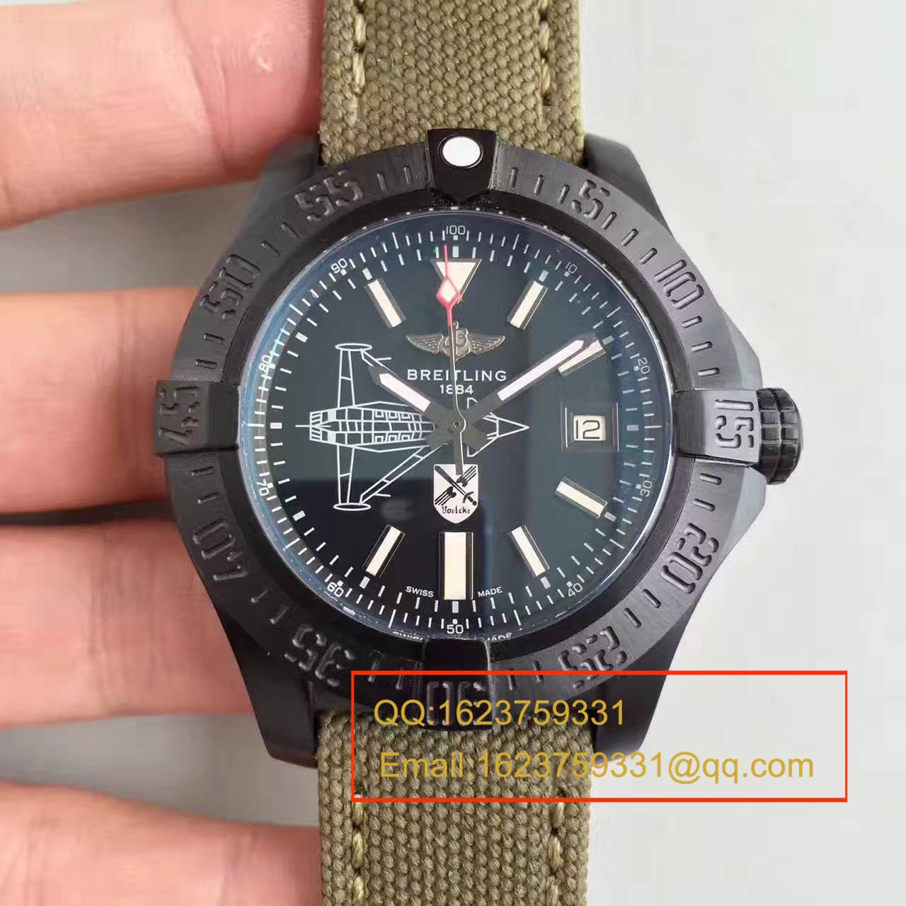 【BL Perfect  High quality  Replica Watches 】 Breitling 复仇者二代海狼限量版纪念德国战斗机版《斯瓦尔德·伯尔克Oswald Boelcke 》 / BL067