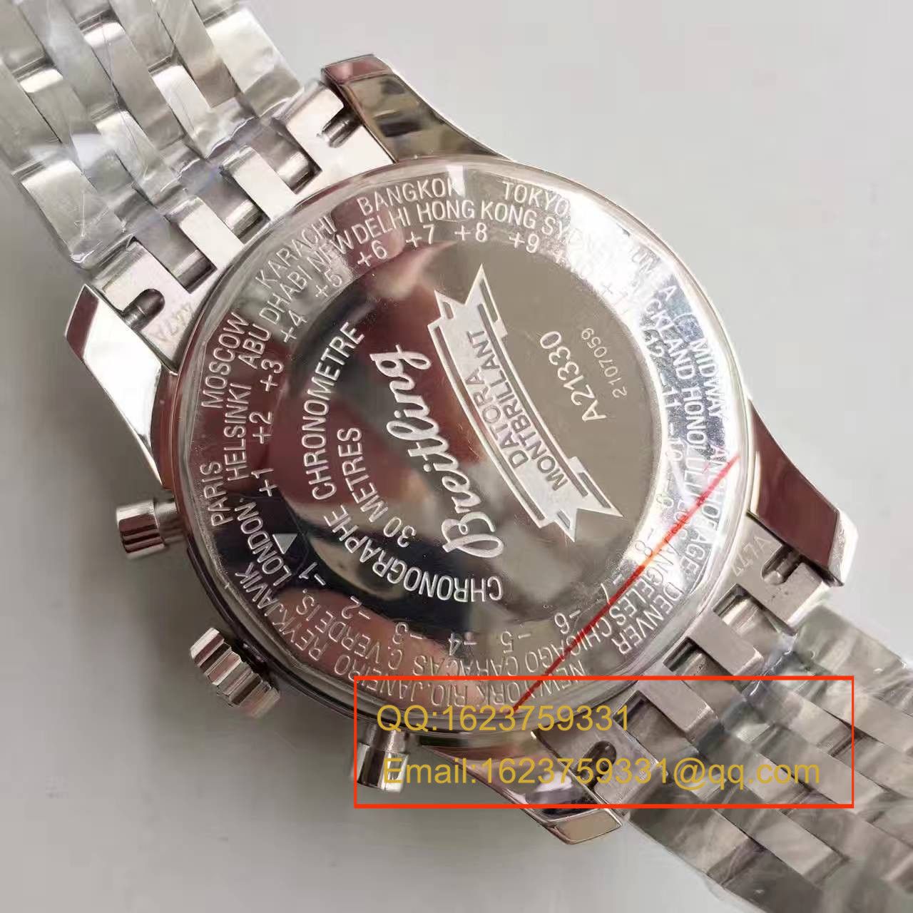 【JF Perfect  top  Replica Watches 】 Breitling 蒙柏朗计时系列A2133012-B571黑盘 wrist watches  / BL041.1