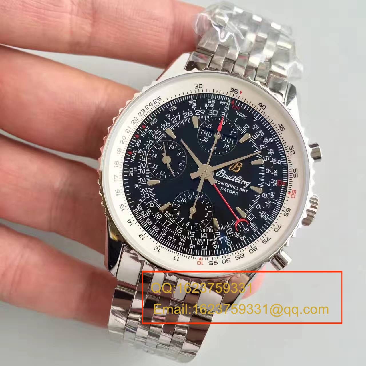 【JF Perfect  top  Replica Watches 】 Breitling 蒙柏朗计时系列A2133012-B571黑盘 wrist watches  / BL041.1