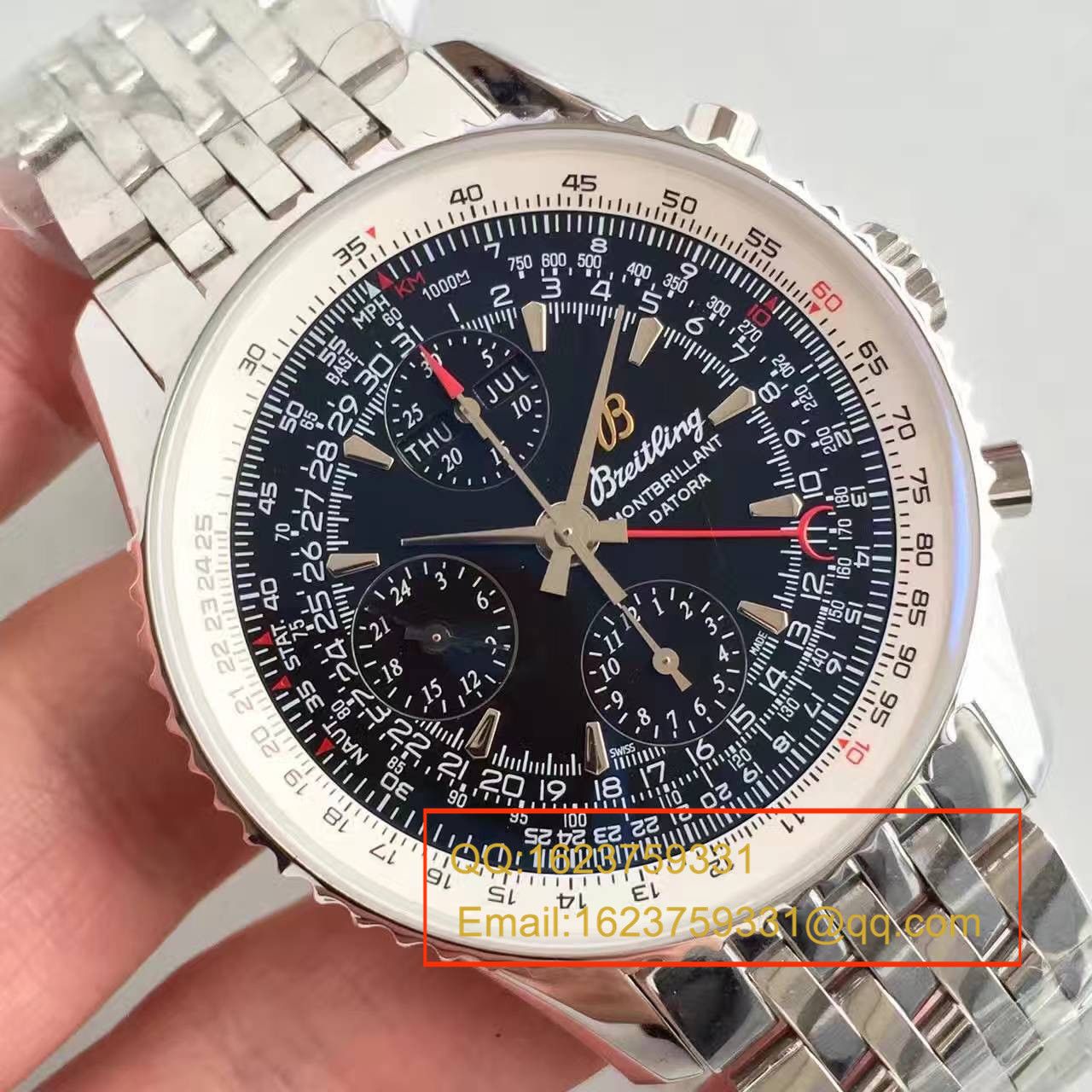 【JF Perfect  top  Replica Watches 】 Breitling 蒙柏朗计时系列A2133012-B571黑盘 wrist watches  / BL041.1