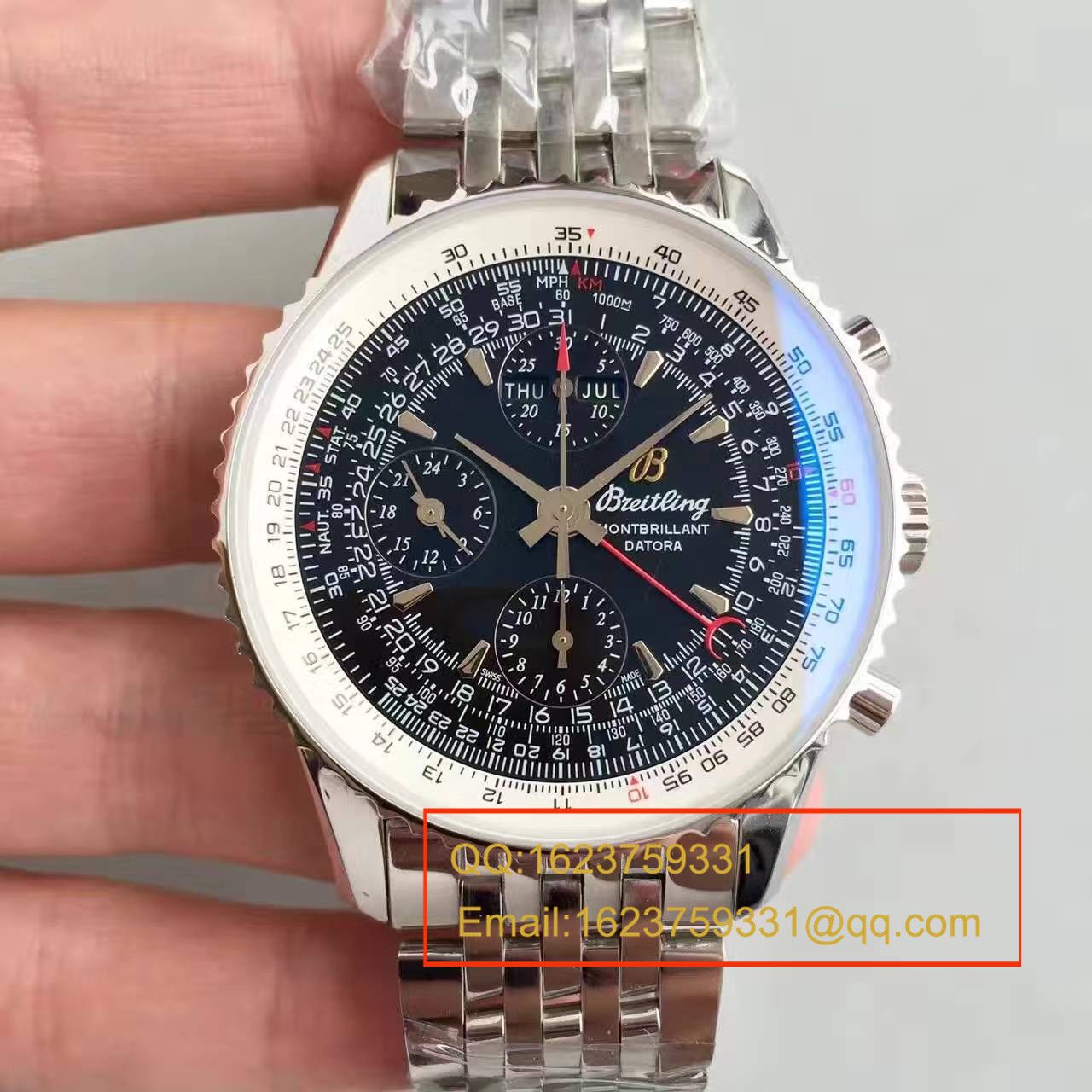 【JF Perfect  top  Replica Watches 】 Breitling 蒙柏朗计时系列A2133012-B571黑盘 wrist watches  / BL041.1