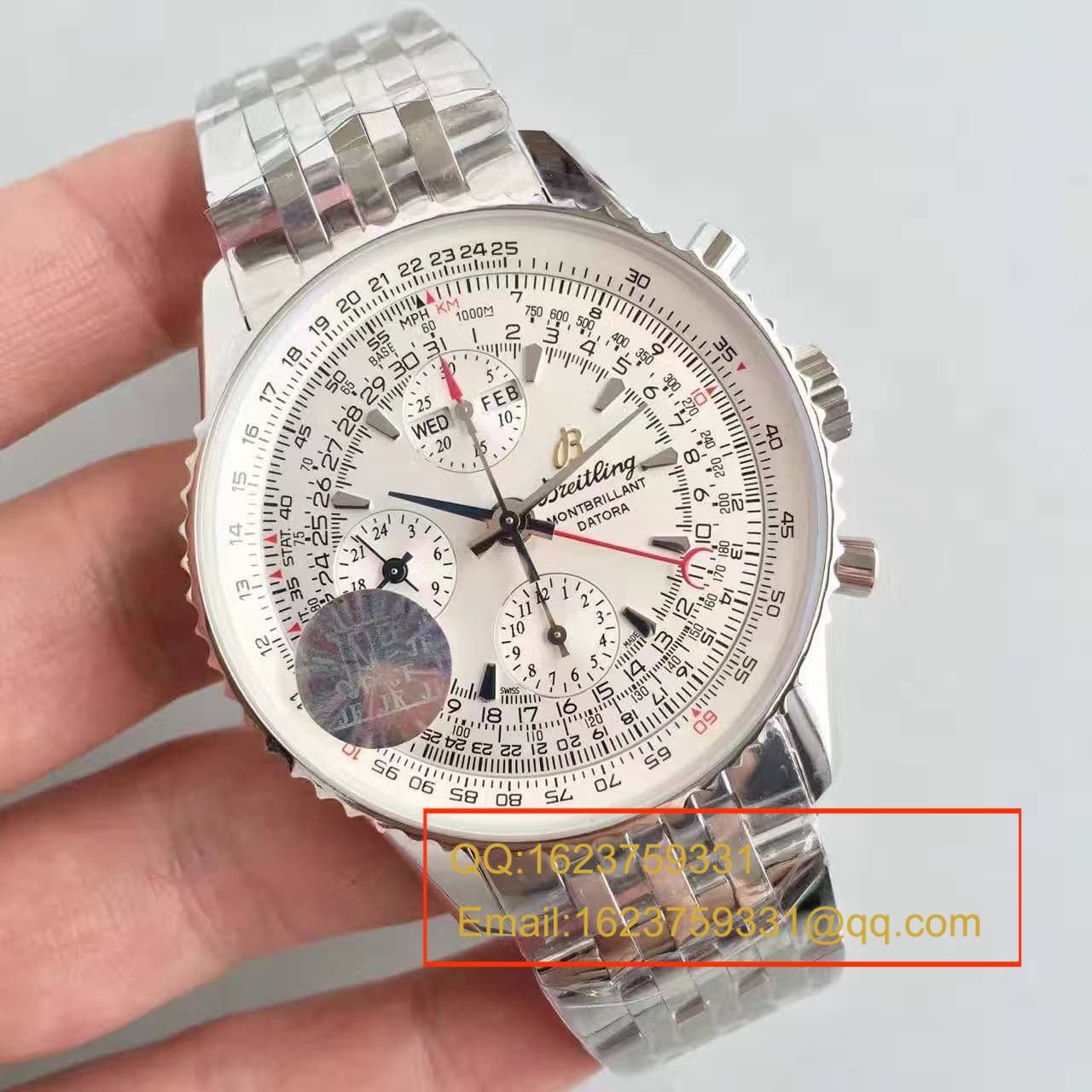 【JF Perfect  Replica Watches 】 Breitling 蒙柏朗计时系列A2133012-B571白盘 wrist watches  / BL041