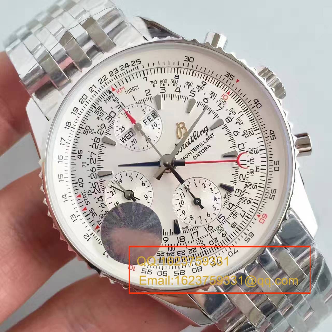 【JF Perfect  Replica Watches 】 Breitling 蒙柏朗计时系列A2133012-B571白盘 wrist watches  / BL041
