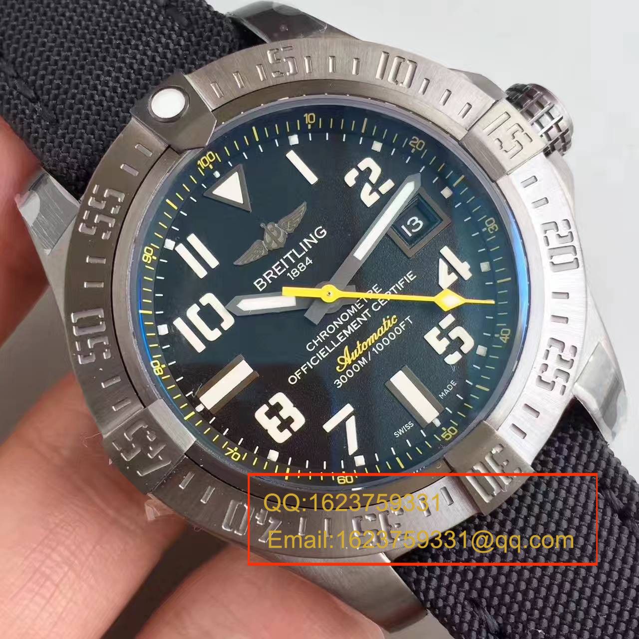 【GF Factory  Perfect  High quality  Replica Watches 】【游泳神器】 Breitling 复仇者二代深潜海狼系列黄鸟 M17331E2|I530|109W|M20BASA.1 wrist watches  / BL074