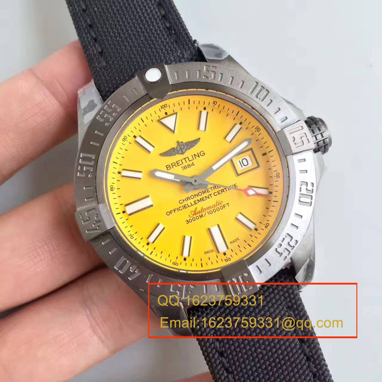 【GF Factory  Perfect  High quality  Replica Watches 】【游泳神器】 Breitling 复仇者二代深潜海狼系列黄鸟 M17331E2|I530|109W|M20BASA.1 wrist watches  / BL074