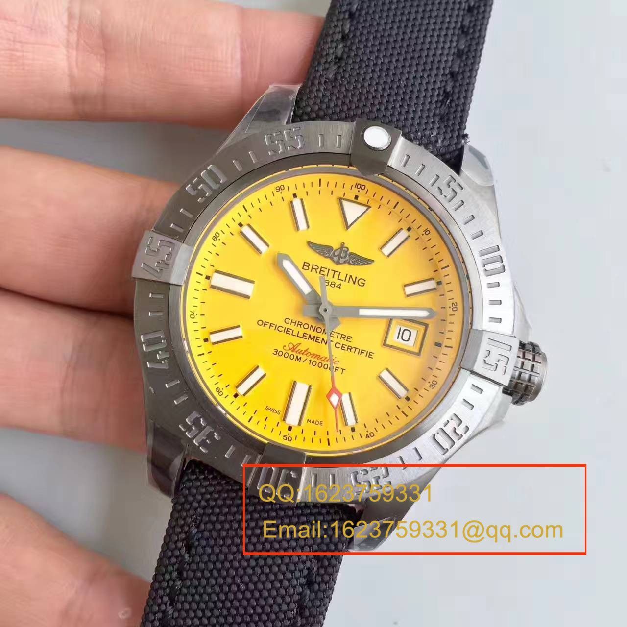 【GF Factory  Perfect  High quality  Replica Watches 】【游泳神器】 Breitling 复仇者二代深潜海狼系列黄鸟 M17331E2|I530|109W|M20BASA.1 wrist watches  / BL074