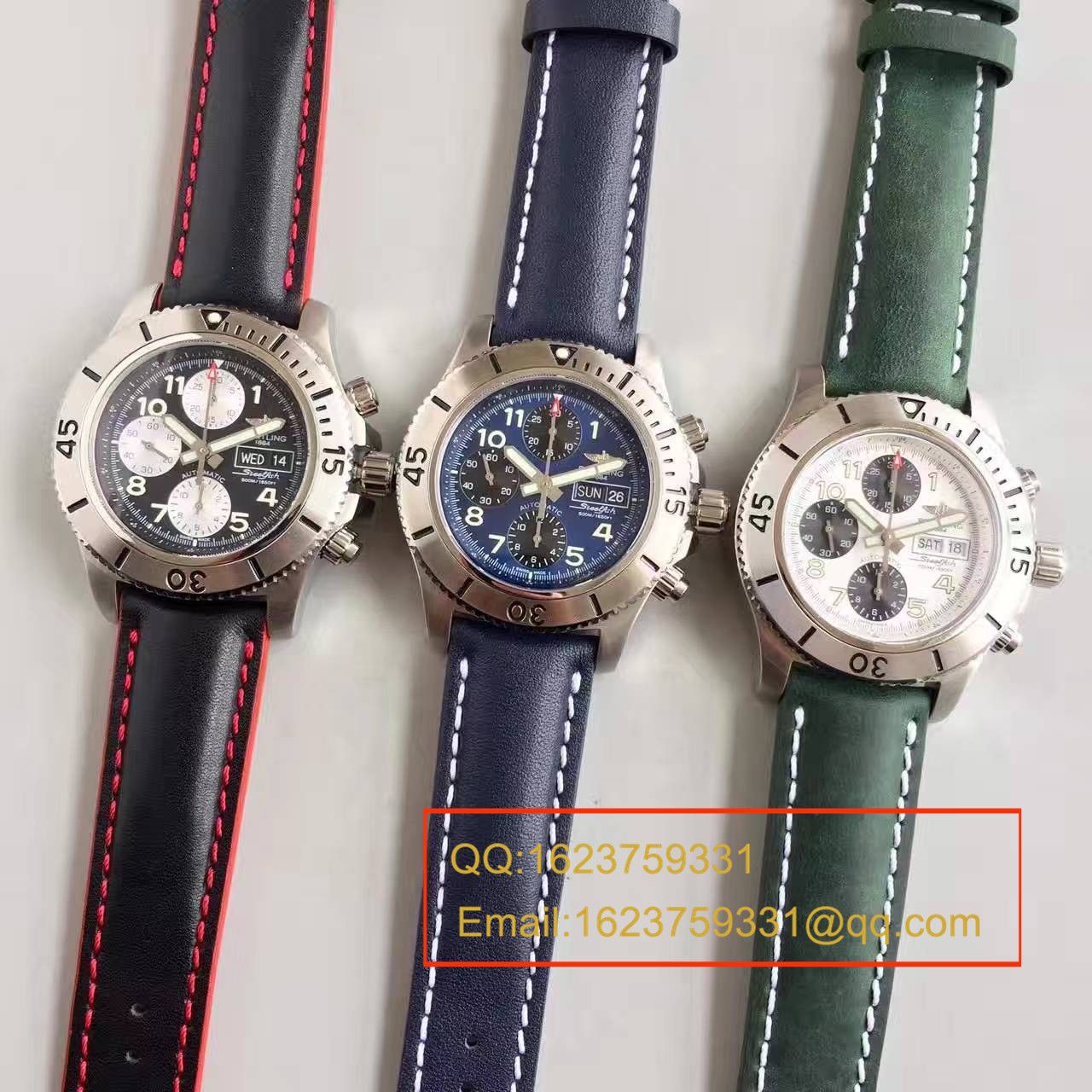 【GF Perfect  Replica Copy  Watches 】 Breitling 超级海洋系列A13341C3/BD19/162A钢鱼计时 wrist watches  / BL072