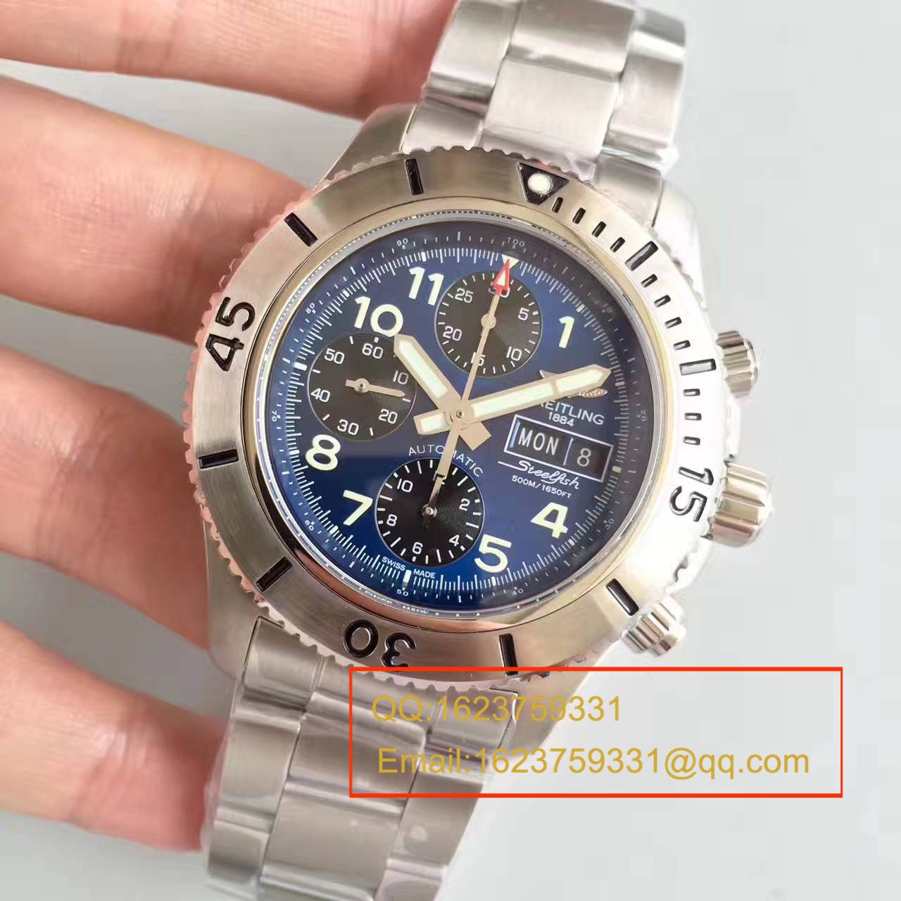 【GF Perfect  High quality  Knockoff  Watches 】 Breitling 超级海洋系列A13341C3/C893/200S/A20DSA.2钢鱼计时 wrist watches  / BL071