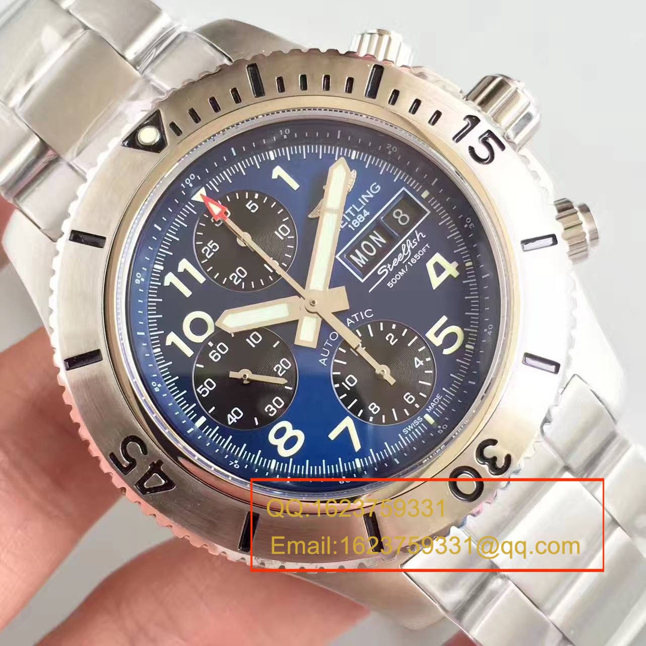 【GF Perfect  High quality  Knockoff  Watches 】 Breitling 超级海洋系列A13341C3/C893/200S/A20DSA.2钢鱼计时 wrist watches  / BL071