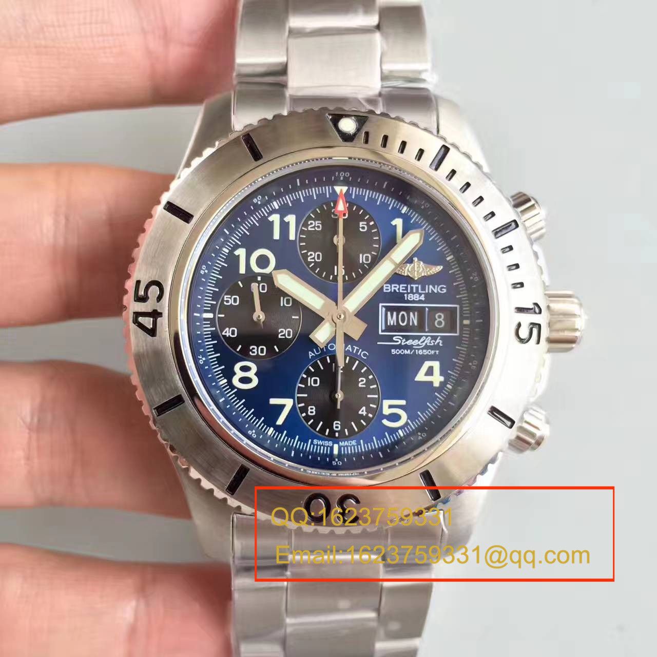 【GF Perfect  High quality  Knockoff  Watches 】 Breitling 超级海洋系列A13341C3/C893/200S/A20DSA.2钢鱼计时 wrist watches  / BL071